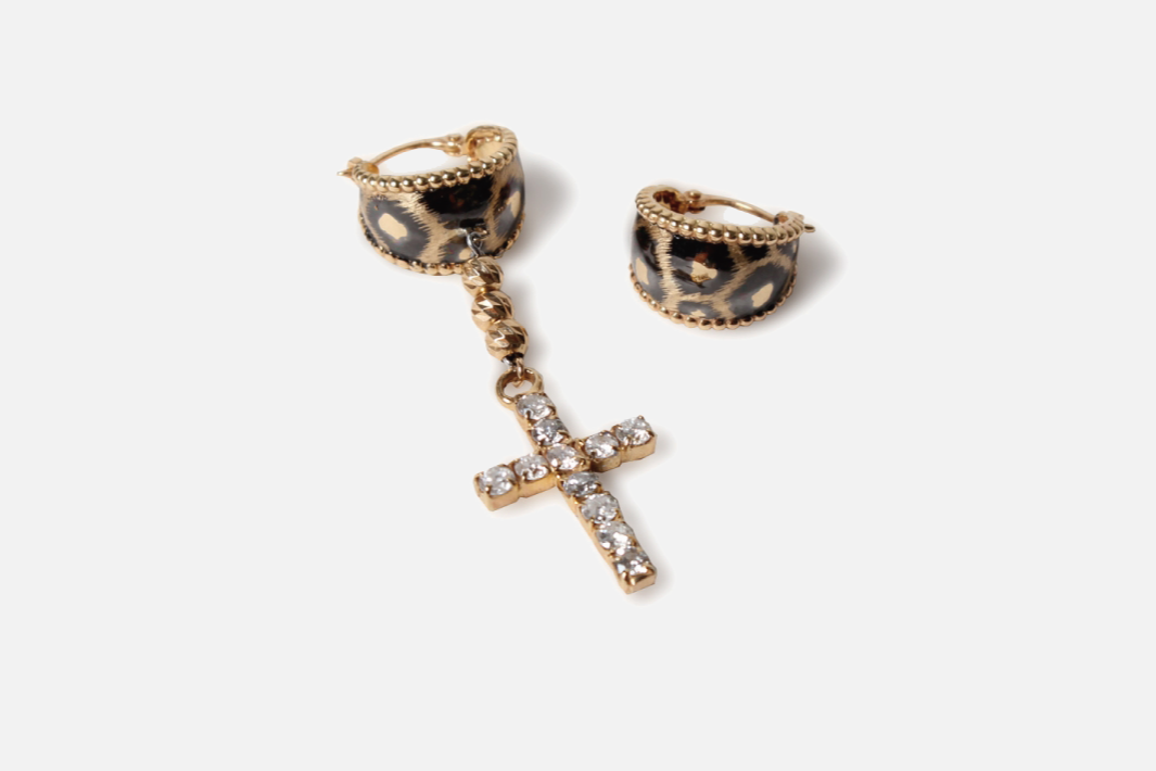 J balvin cross earring sales