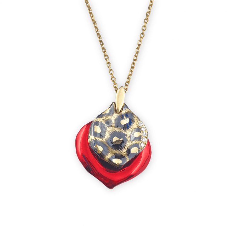 Rosa Pendant K18 / Pt900