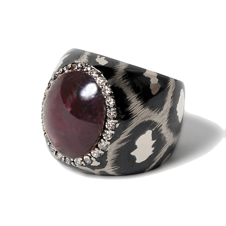 Bianca Ring SV925 -Star Ruby